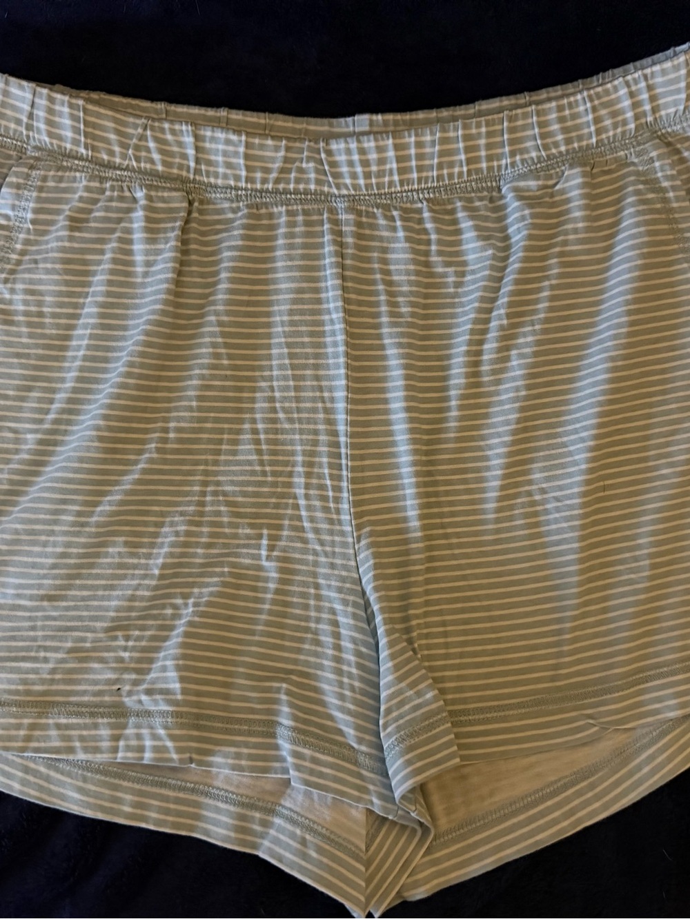 Women Lightweight Striped Sleep Shorts